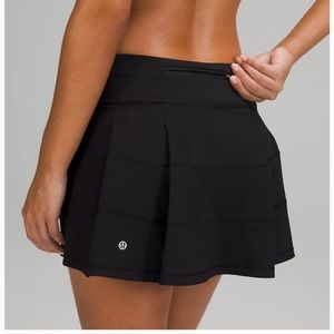 Black LULULEMON Pace Rival Skirt